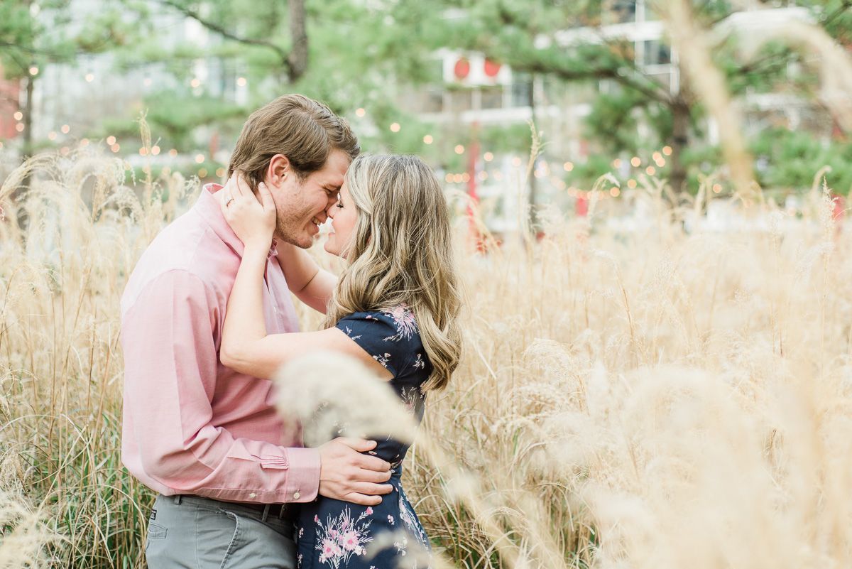 couple in downtown Houston