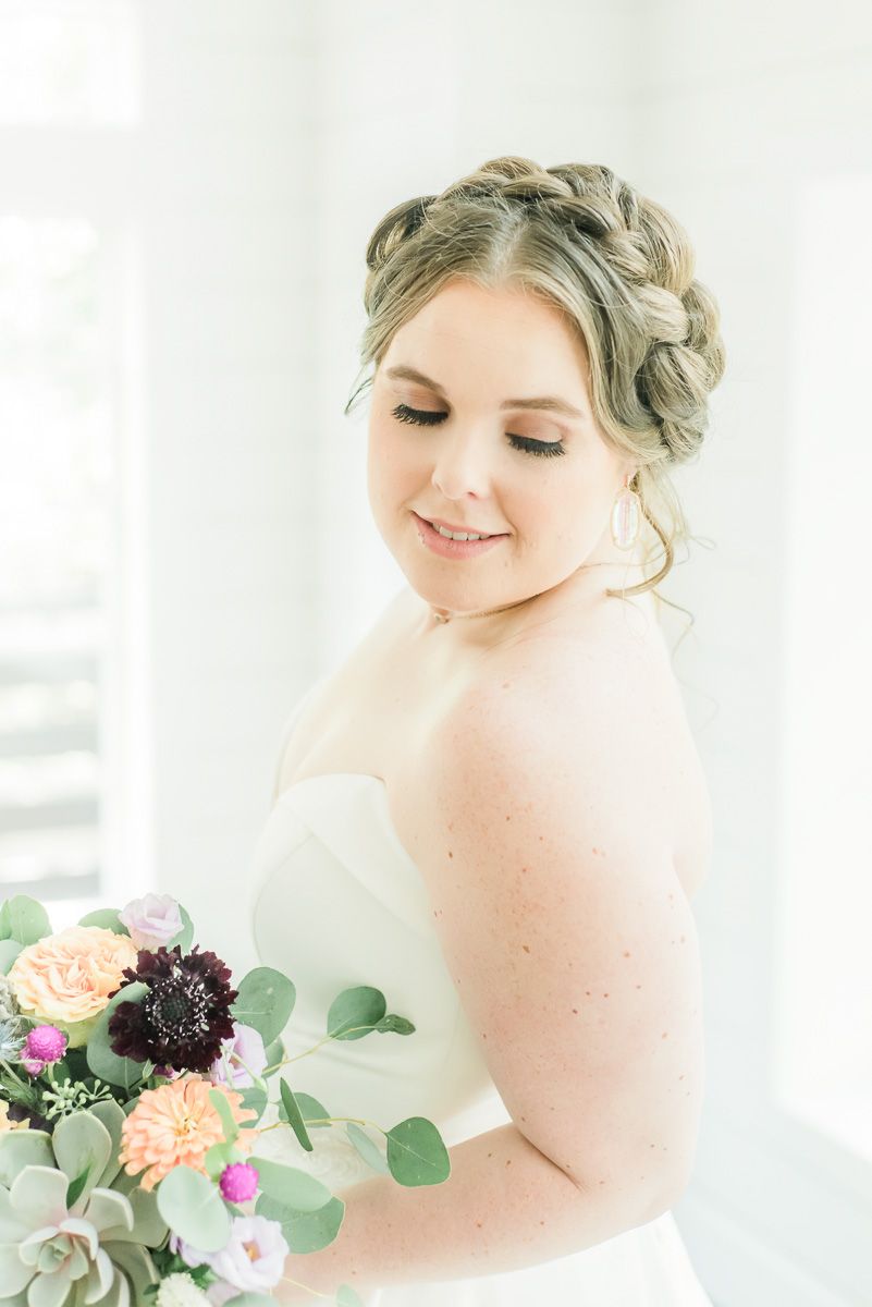 a bride at The Carriage House