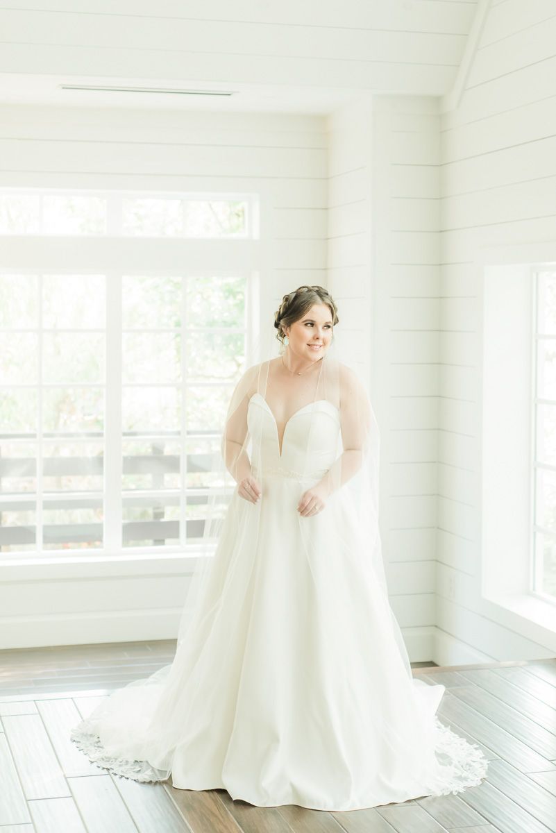 a bride at The Carriage House