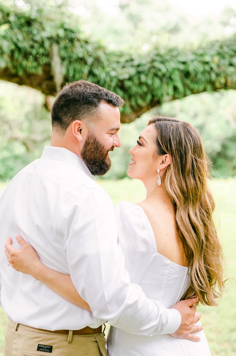 engagement photos at Brazos Bend State Park