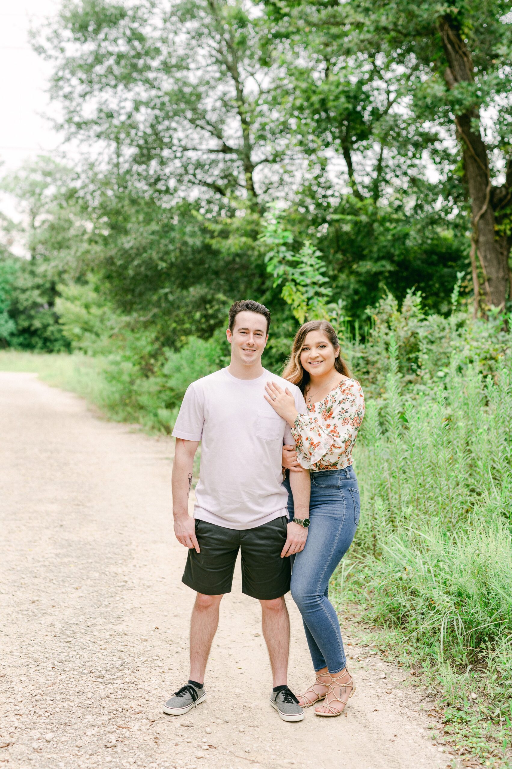 Memorial Park Engagement Photos