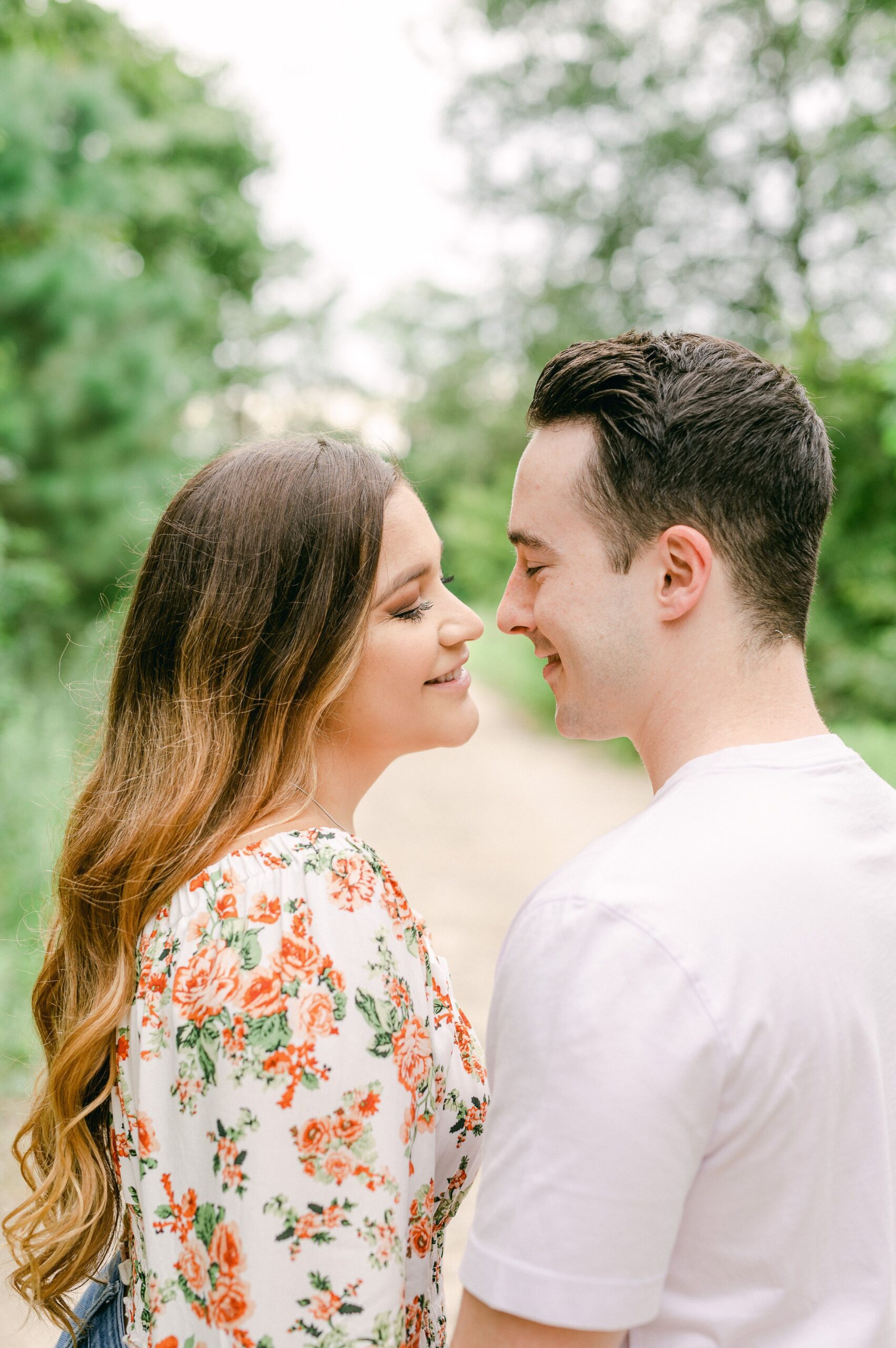 Memorial Park Engagement Photos