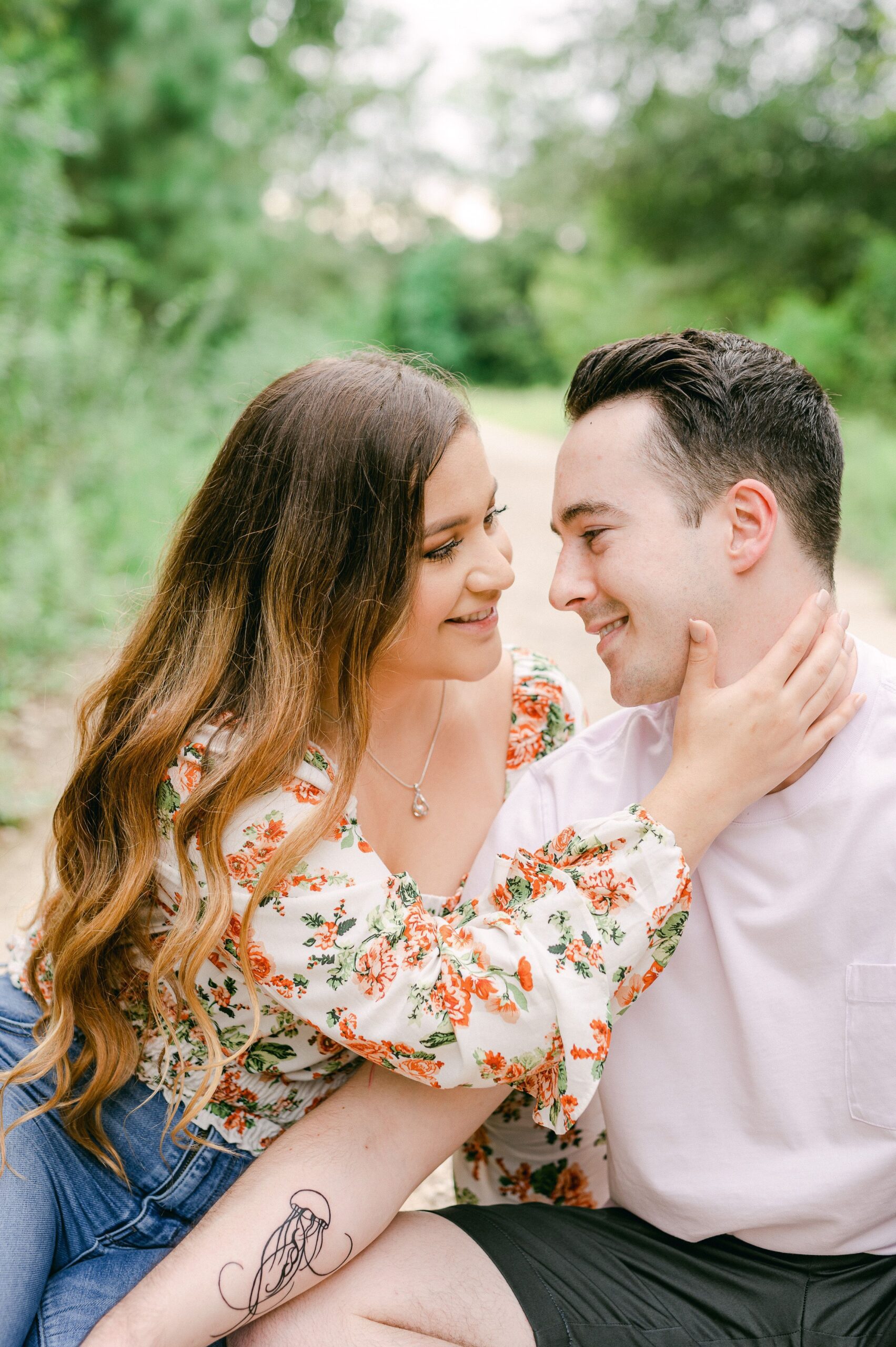 Memorial Park Engagement Photos