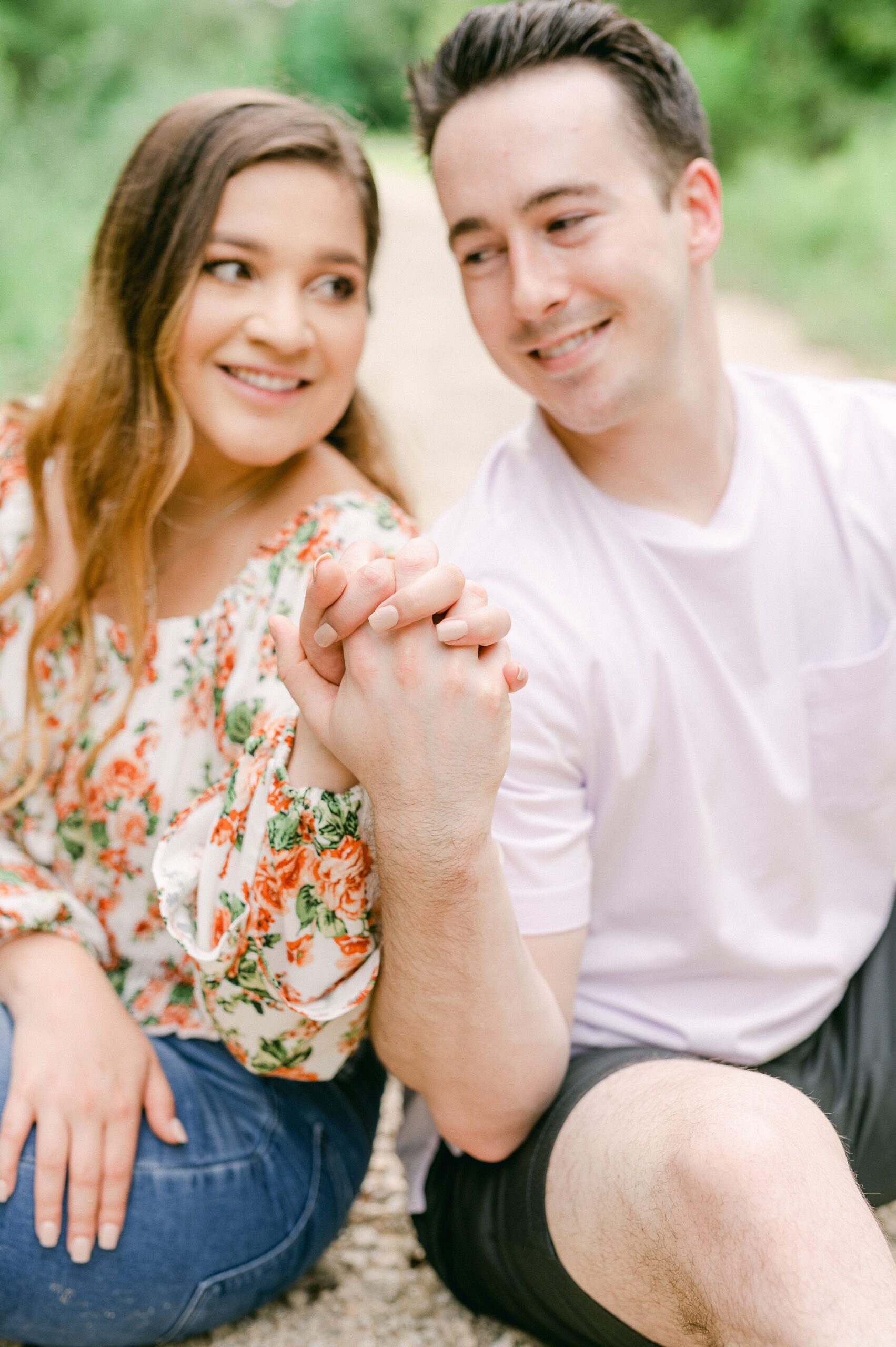 Memorial Park Engagement Photos