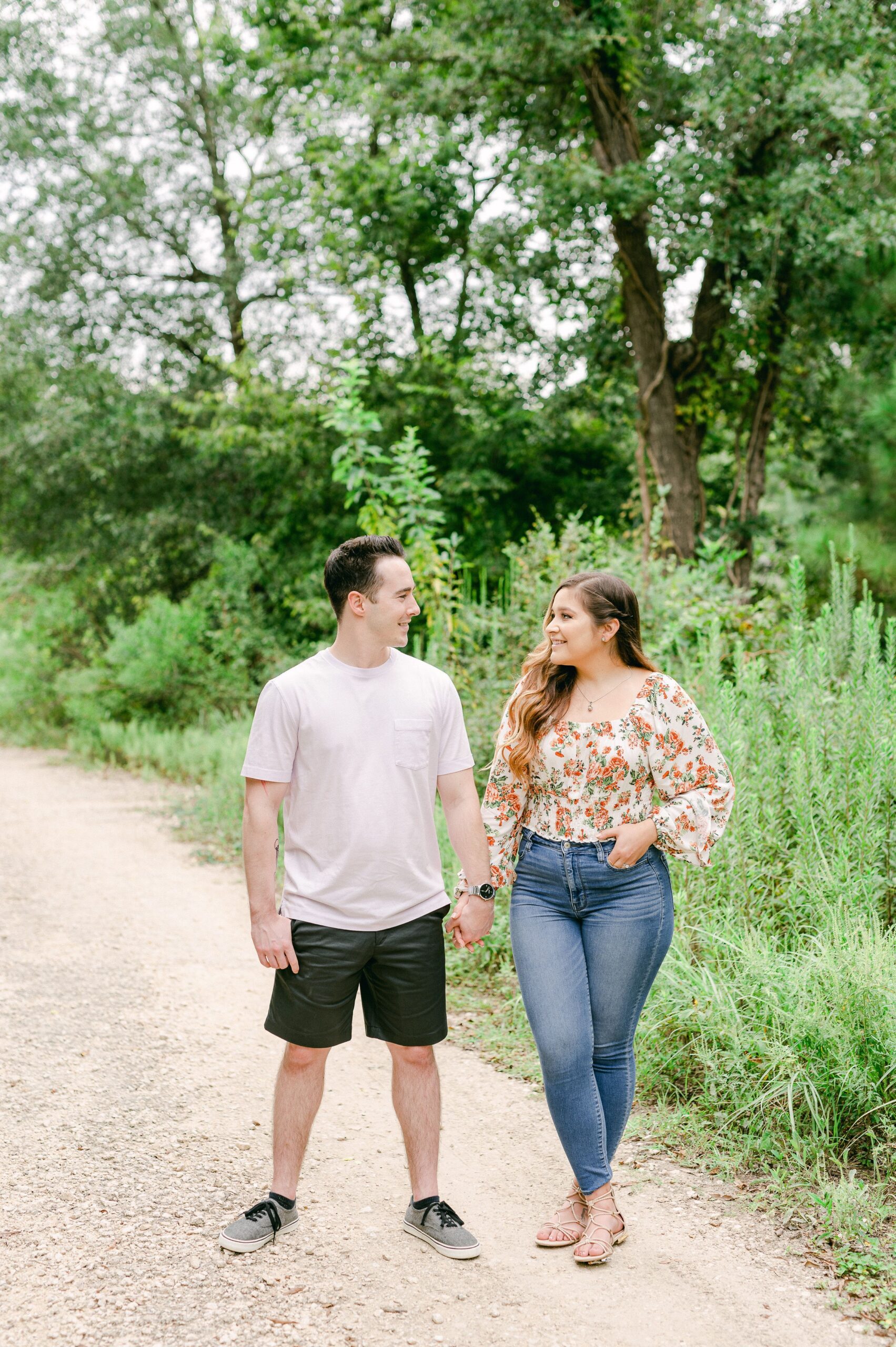Memorial Park Engagement Photos