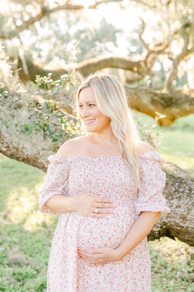maternity session at Brazos Bend State park
