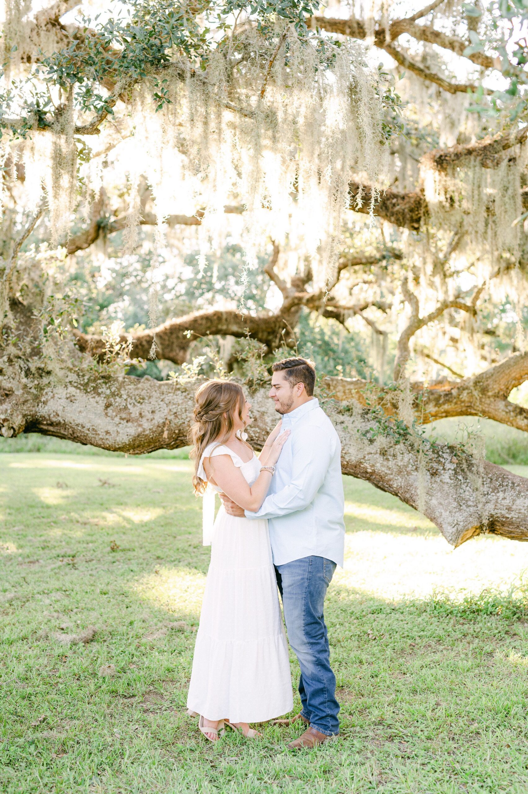 couple at Brazos Bend State Park