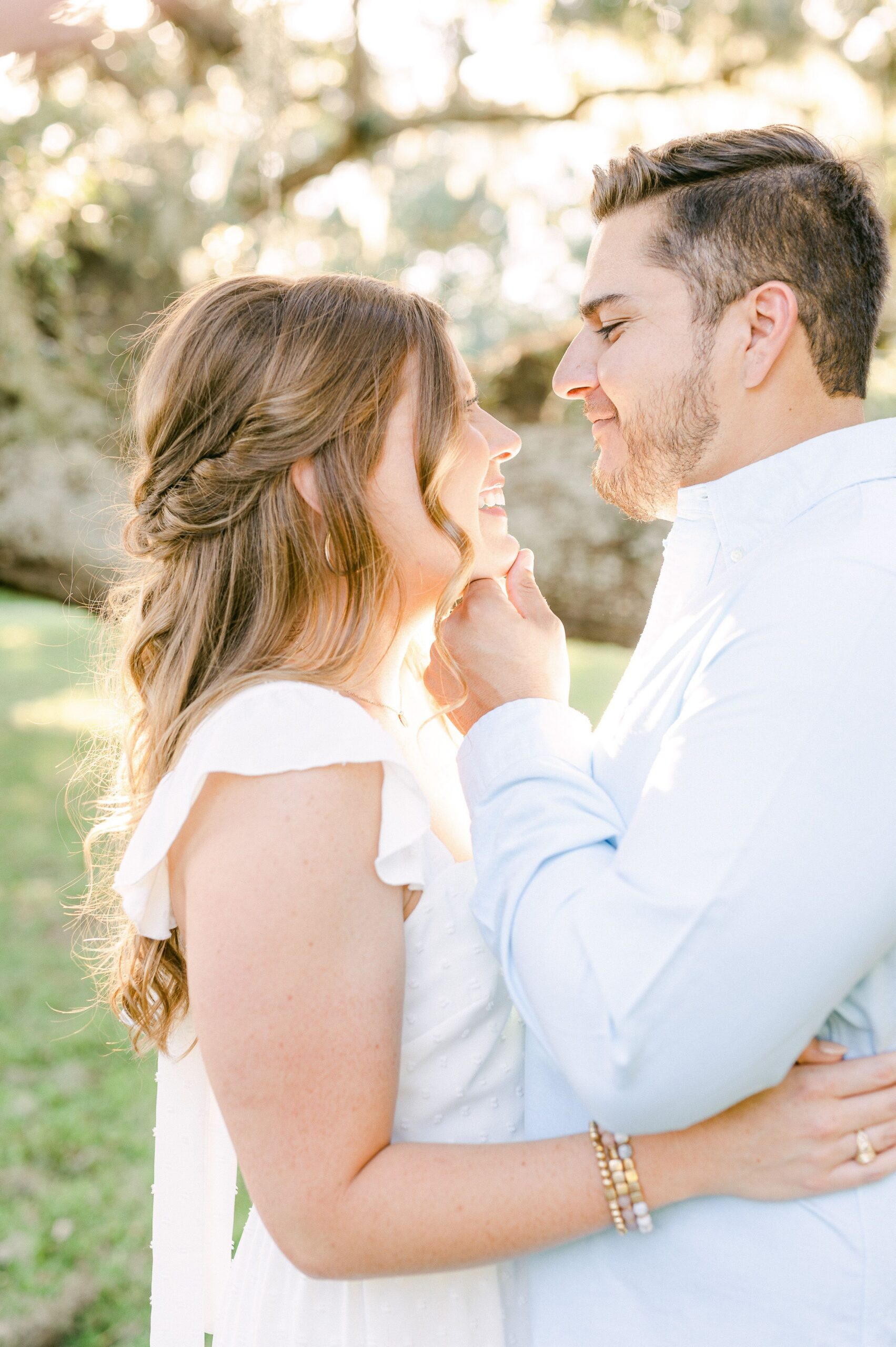 couple at Brazos Bend State Park