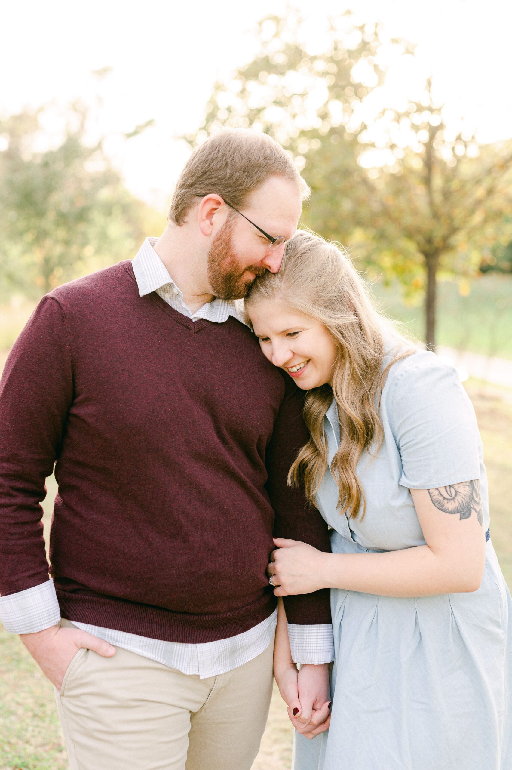 sunny engagement photos