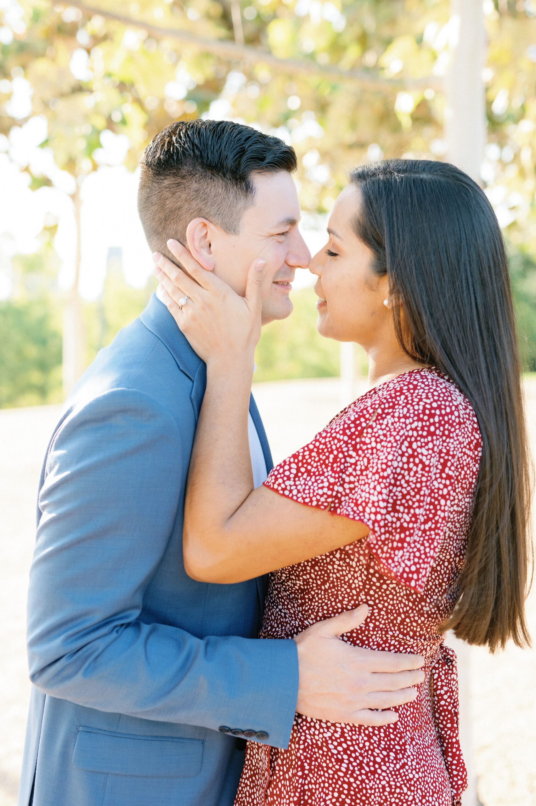 Spring Downtown Houston Engagement