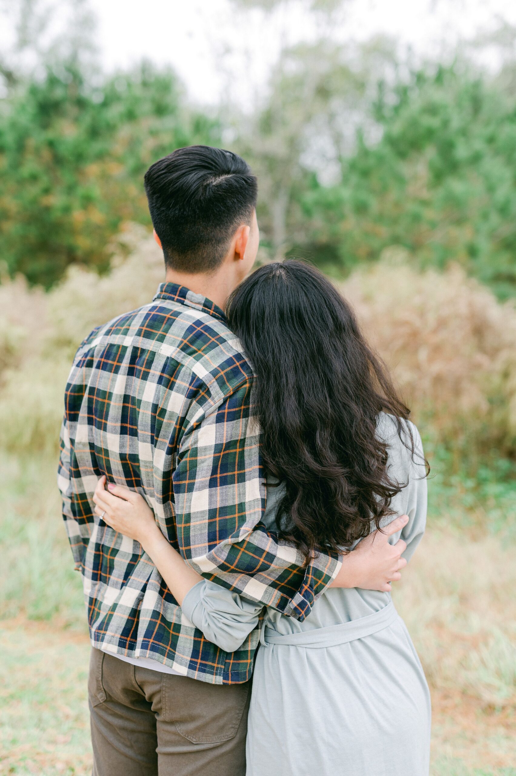 Fall Engagement Photos Houston
