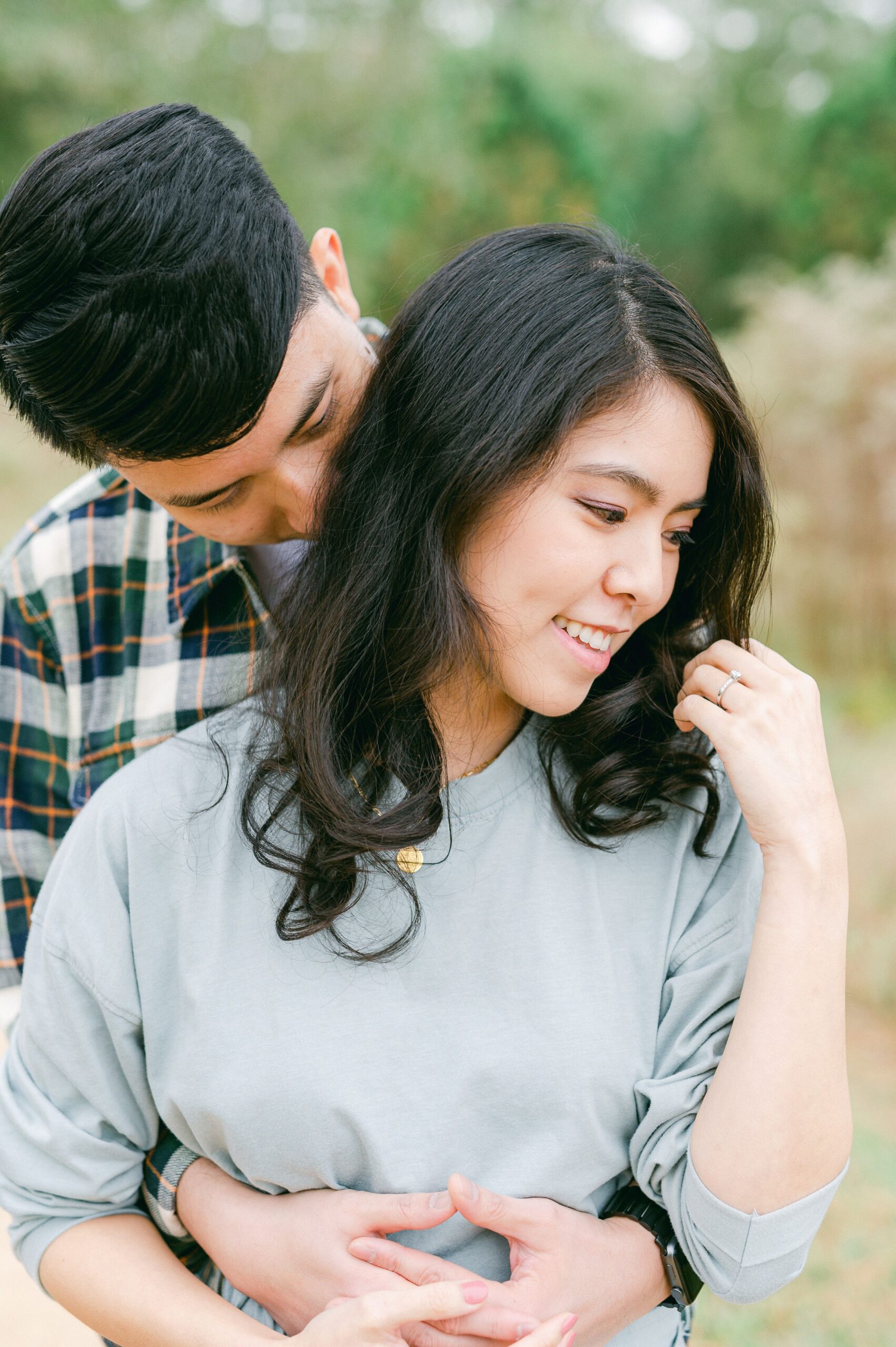 Fall Engagement Photos Houston