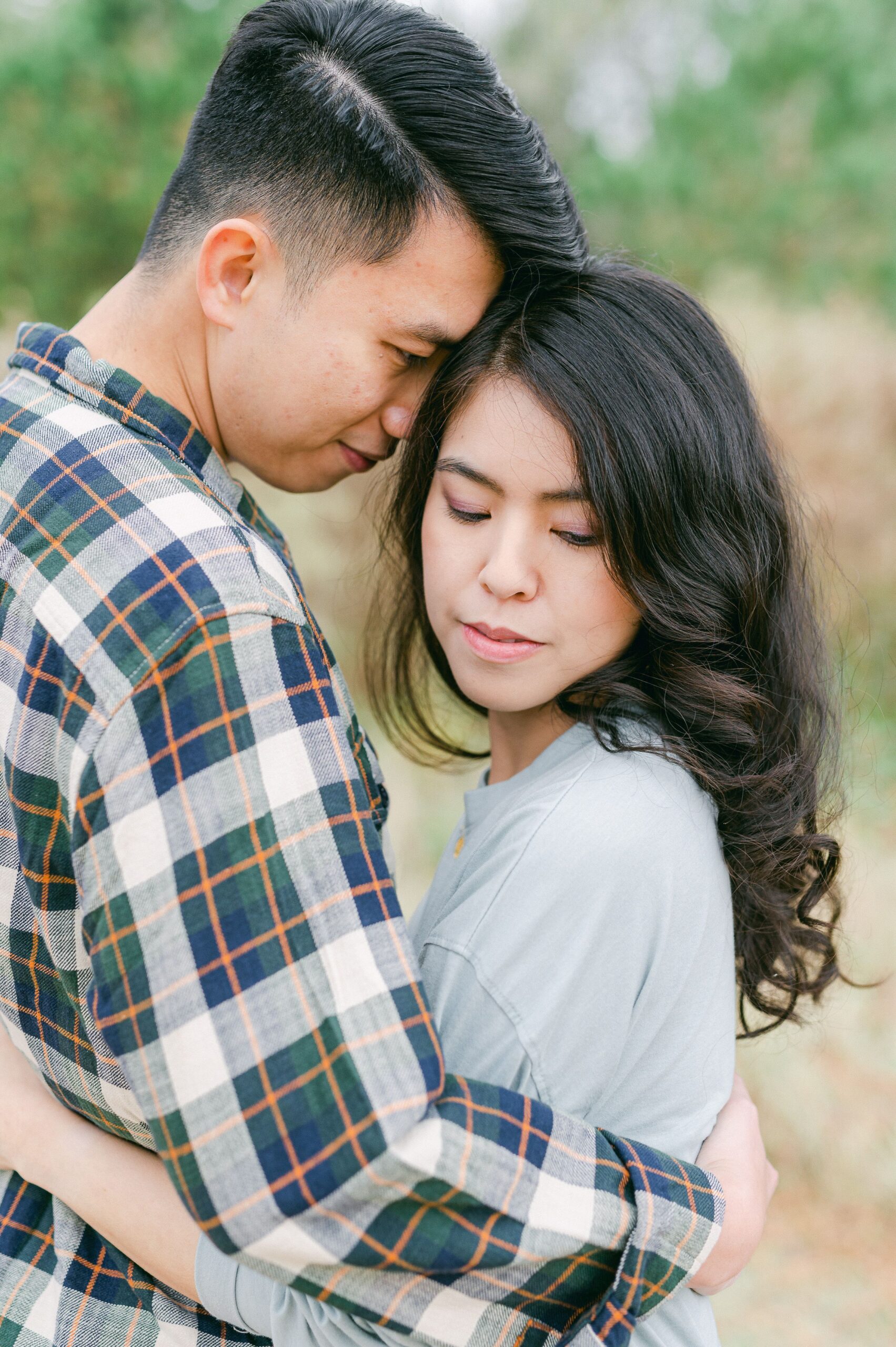 Fall Engagement Photos Houston