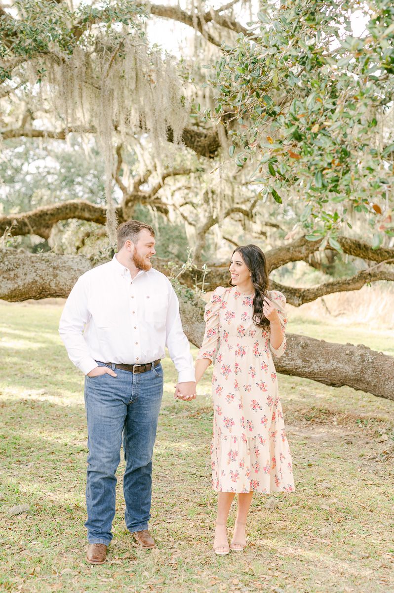 engagement session at Brazos Bend State Park