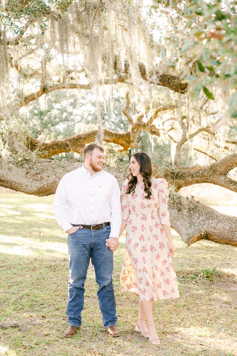 engagement session at Brazos Bend State Park