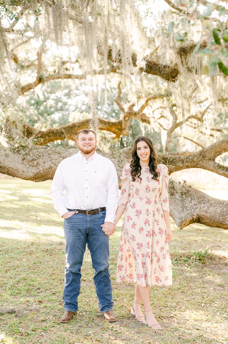 engagement session at Brazos Bend State Park