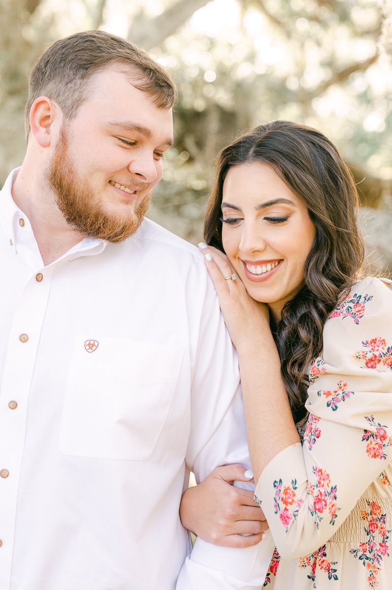 engagement session at Brazos Bend State Park