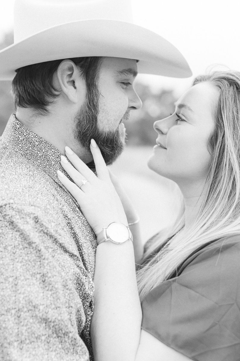 Houston winter engagement session