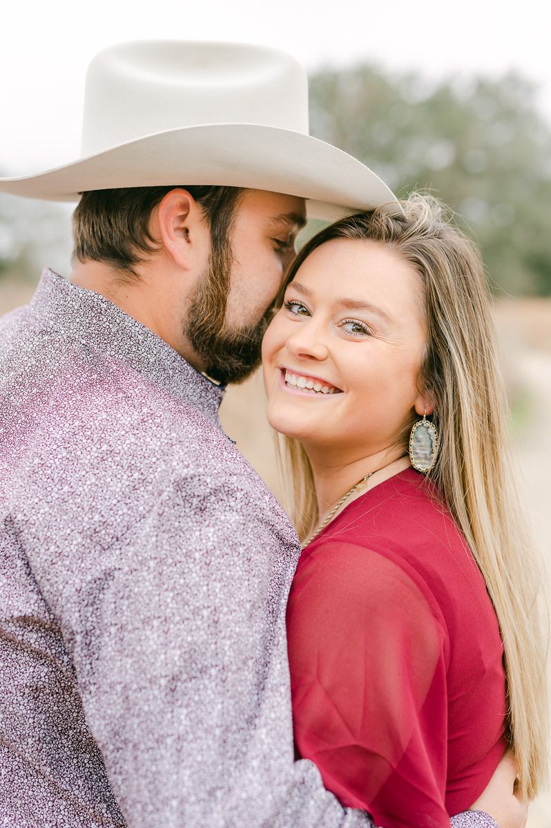 Houston winter engagement session