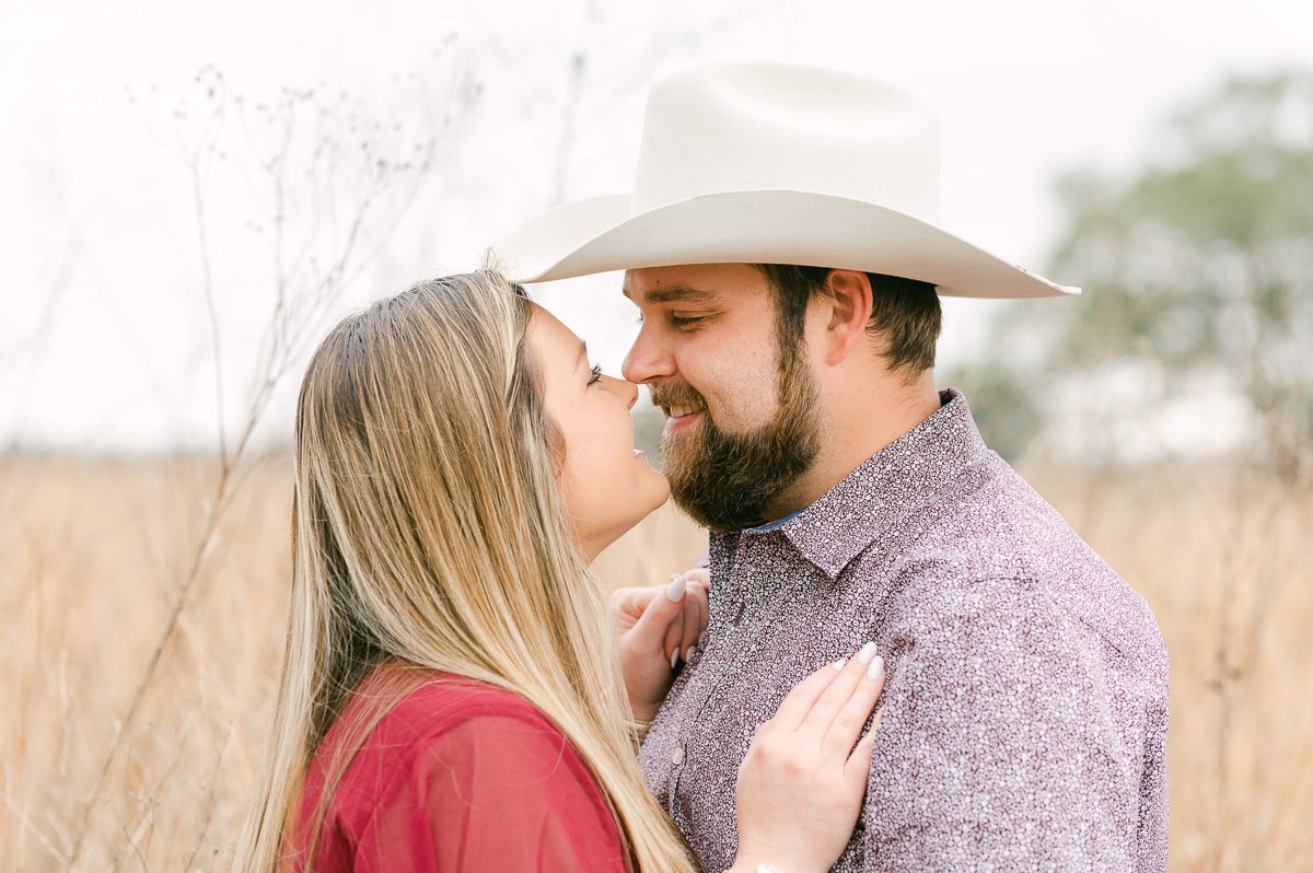Houston winter engagement session