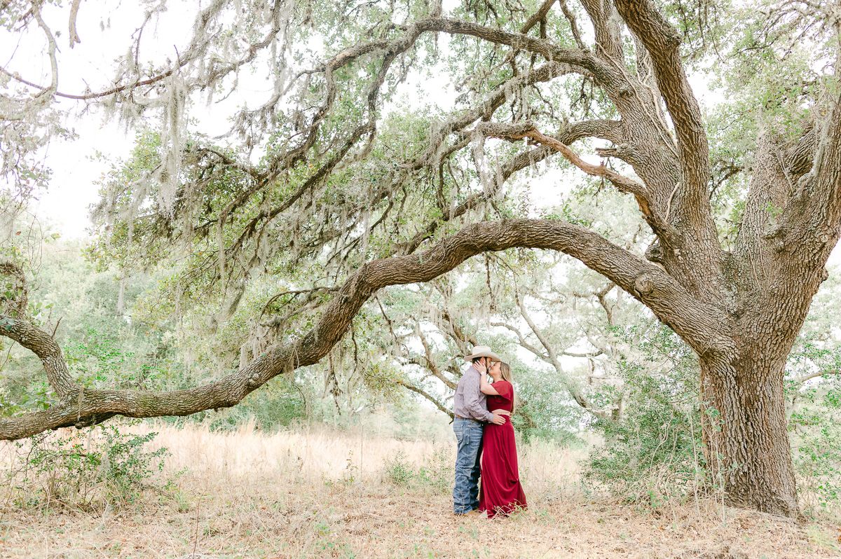 Houston winter engagement session