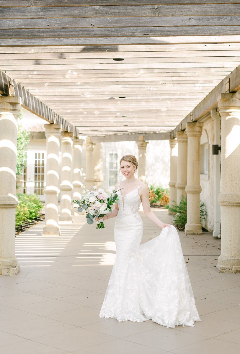 Bride during her Houston bridal session