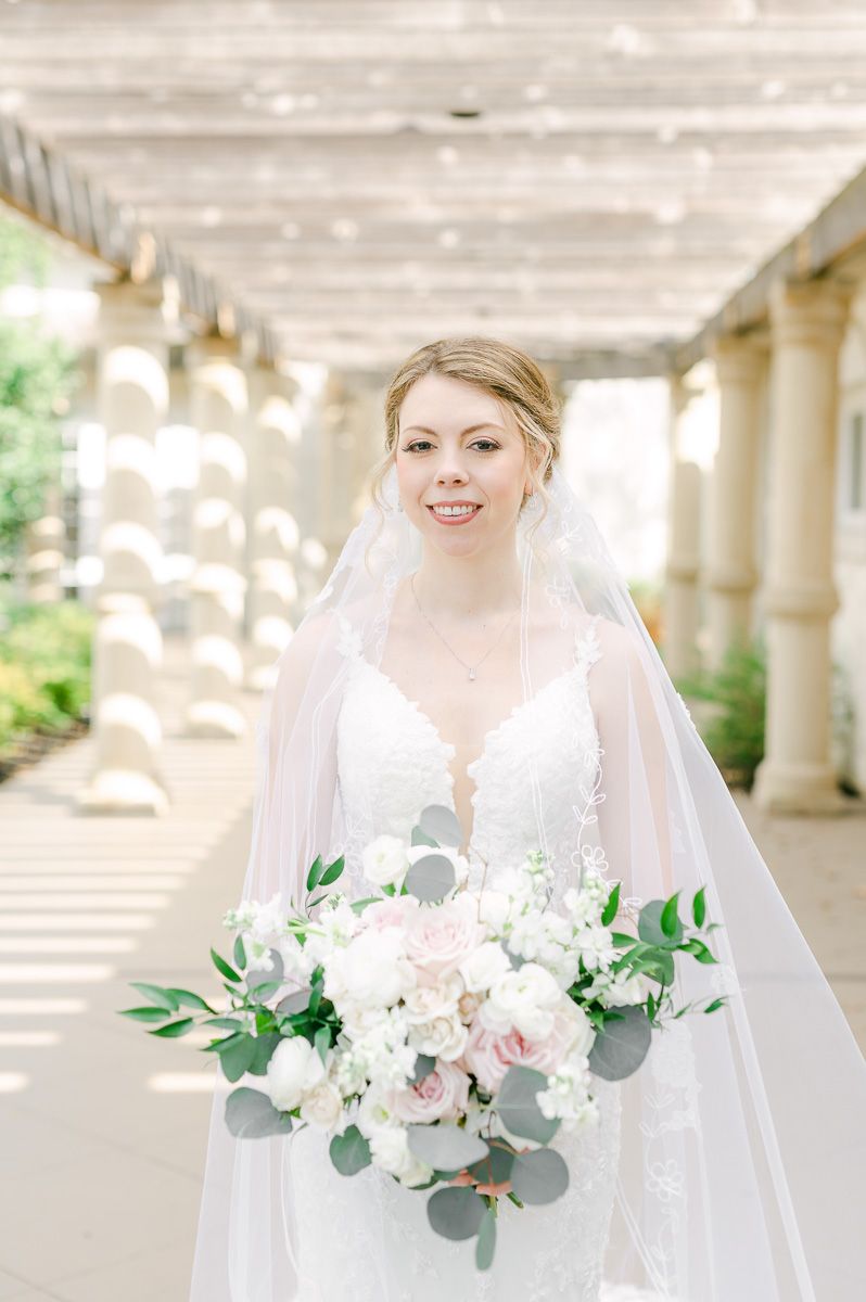Bride during her Houston bridal session