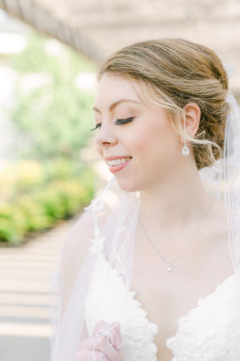 Bride during her Houston bridal session
