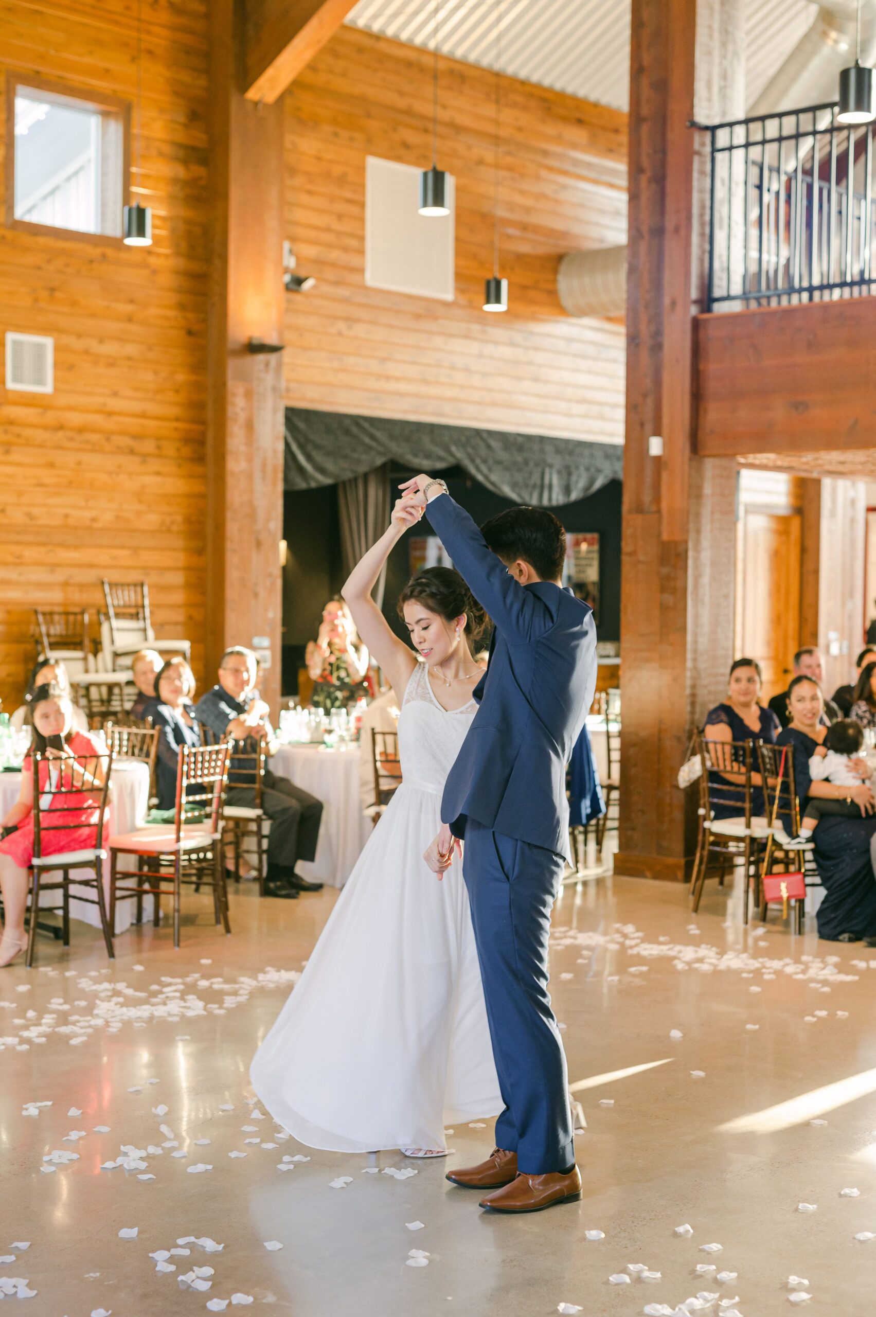first dance at Starshine Texas wedding reception