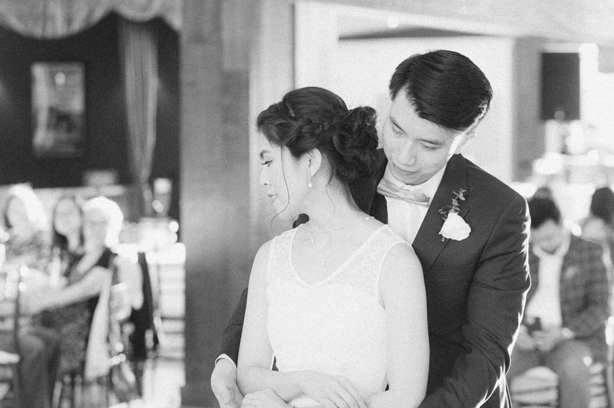 first dance at Starshine Texas wedding reception