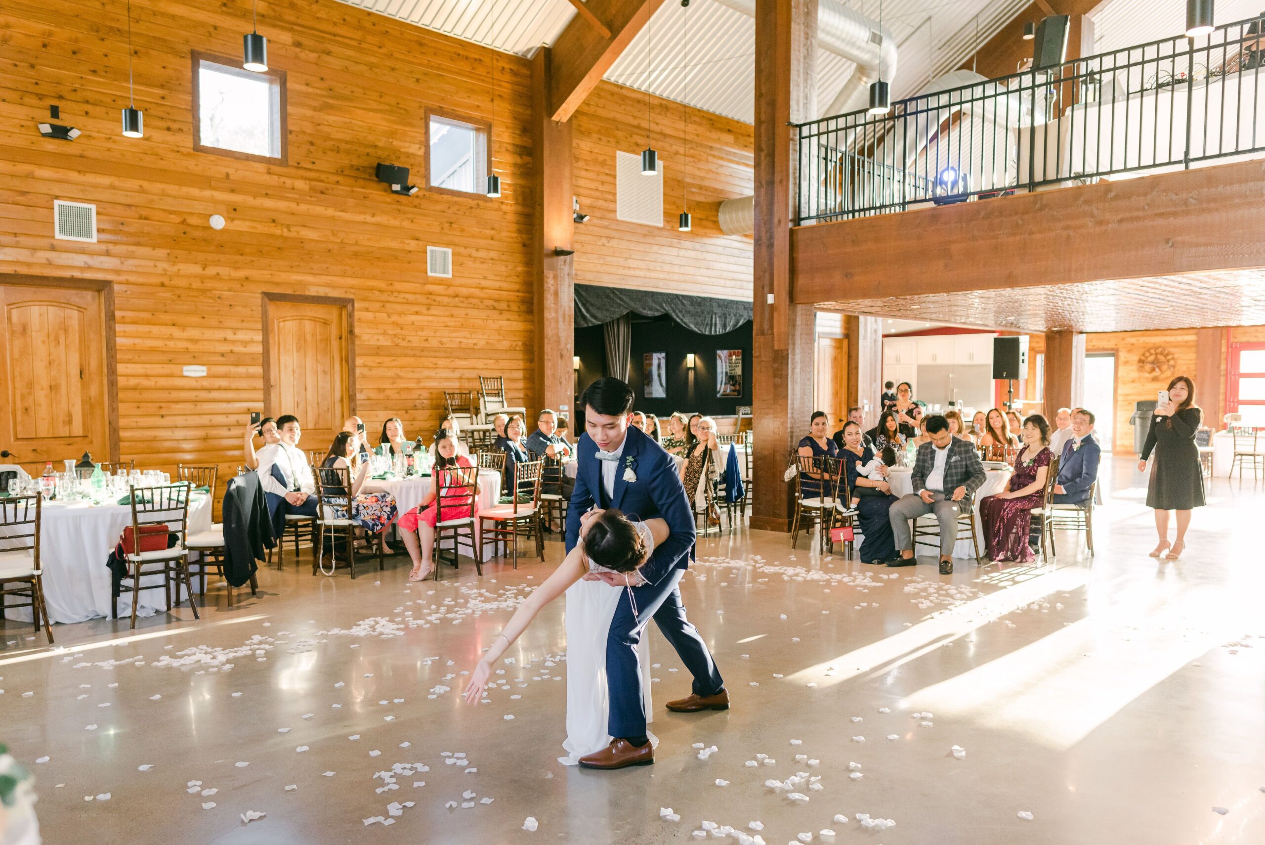 first dance at Starshine Texas wedding reception