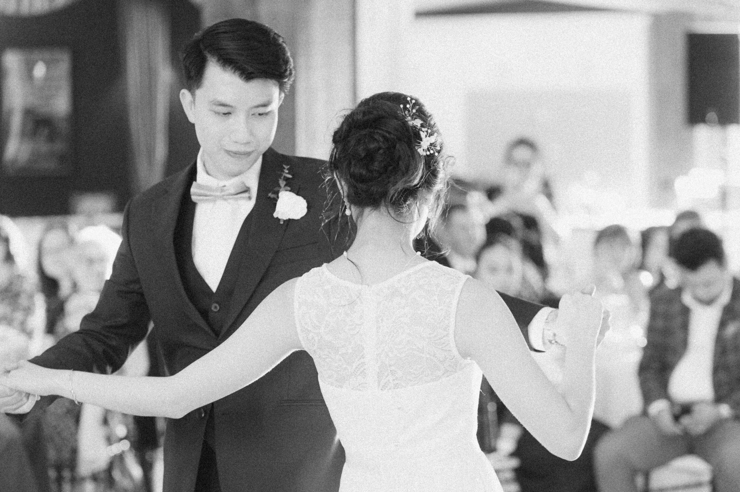 first dance at Starshine Texas wedding reception