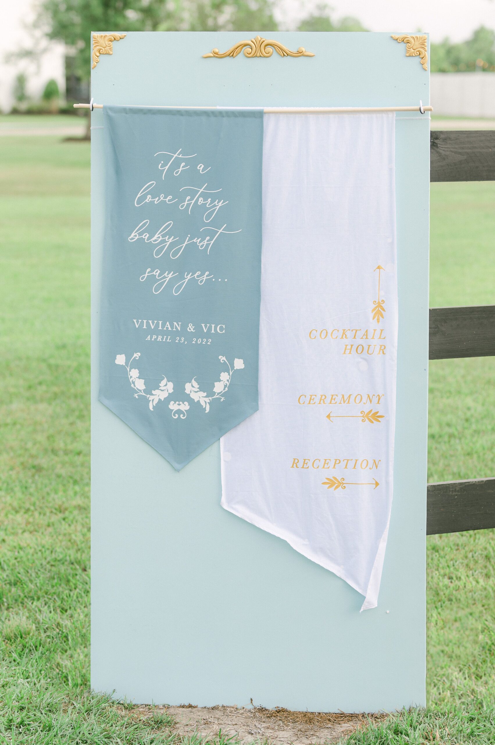 wedding welcome banner