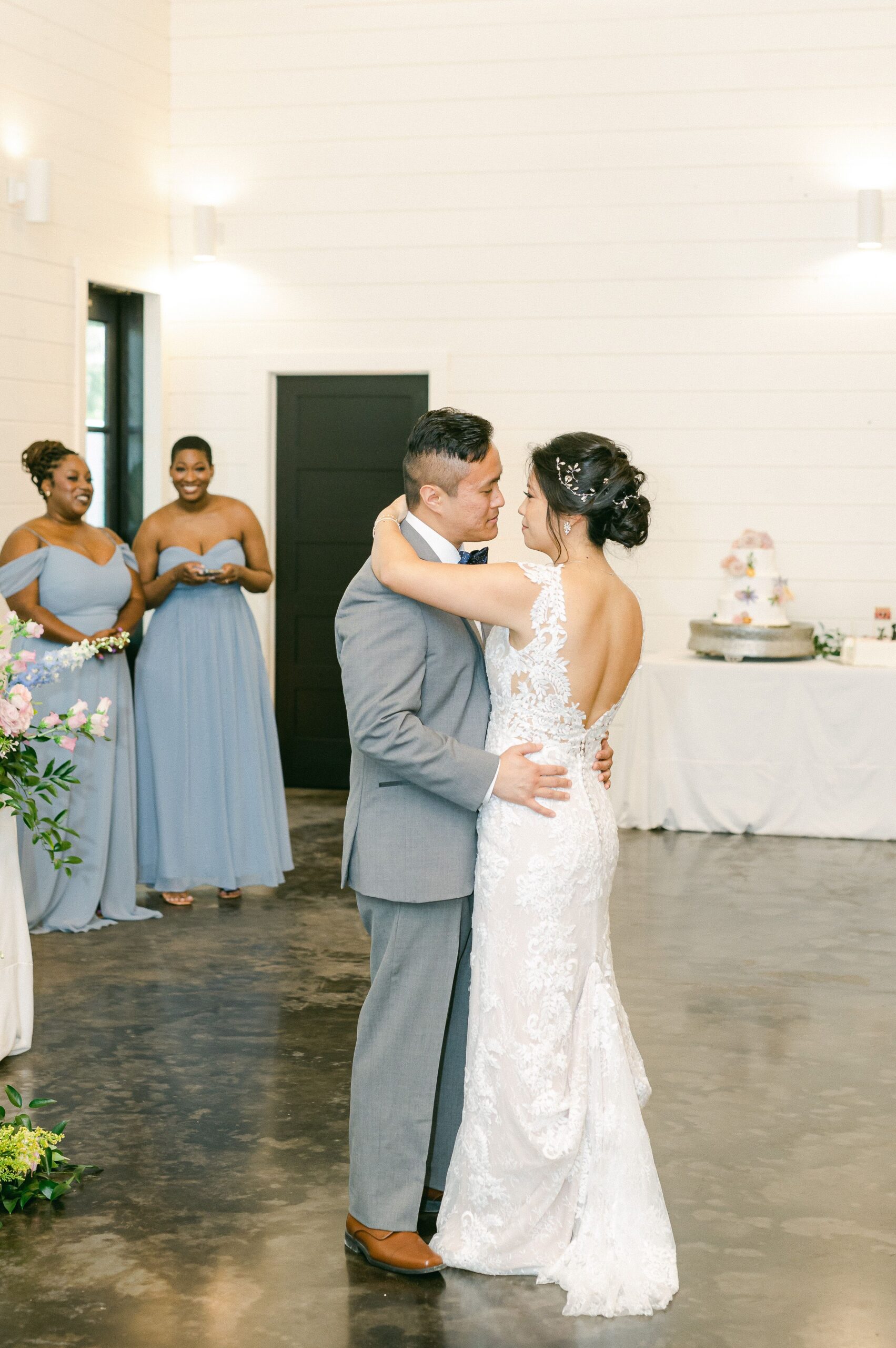 first dance at wedding in Santa Fe, Tx
