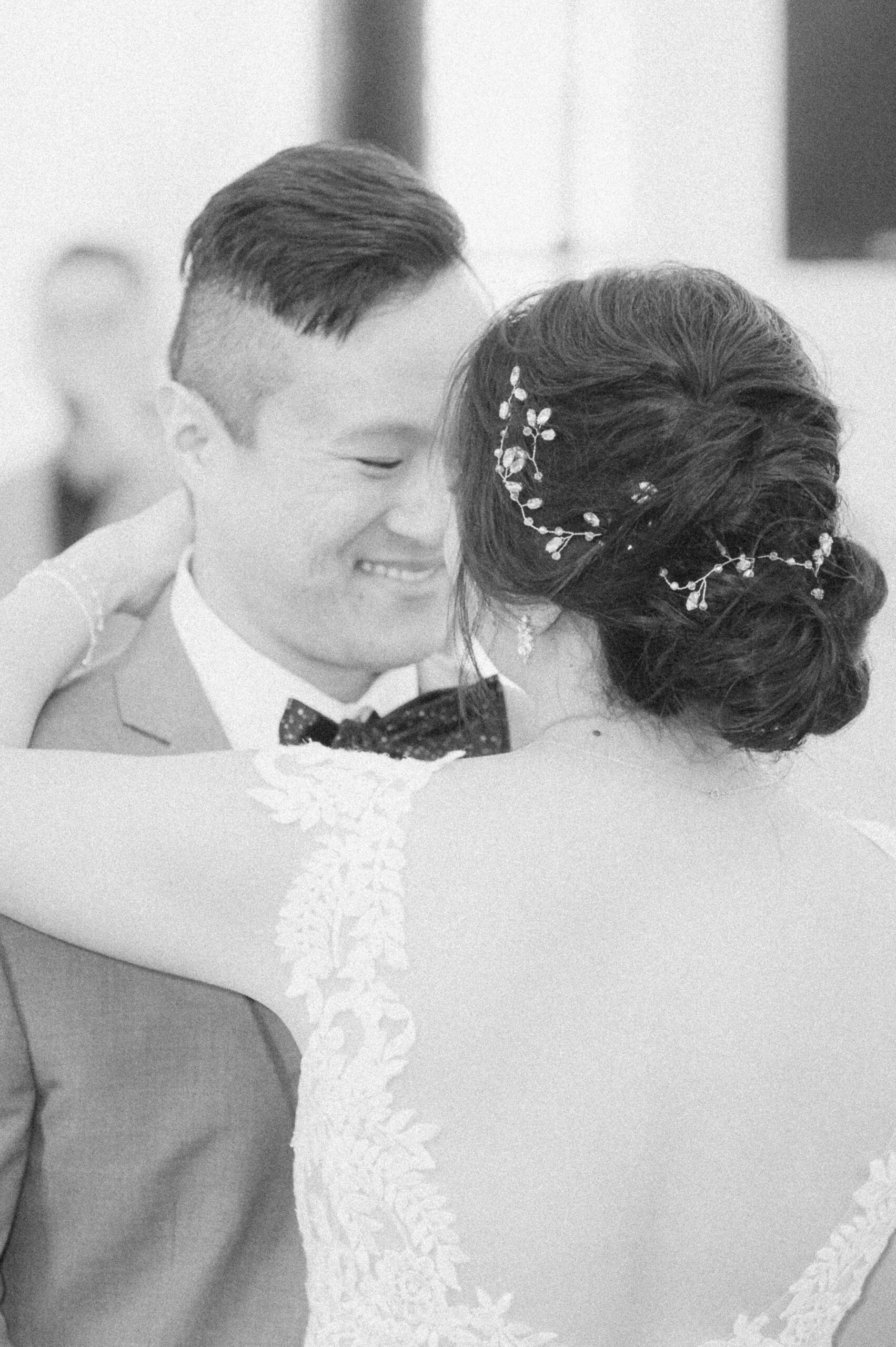 first dance at wedding in Santa Fe, Tx