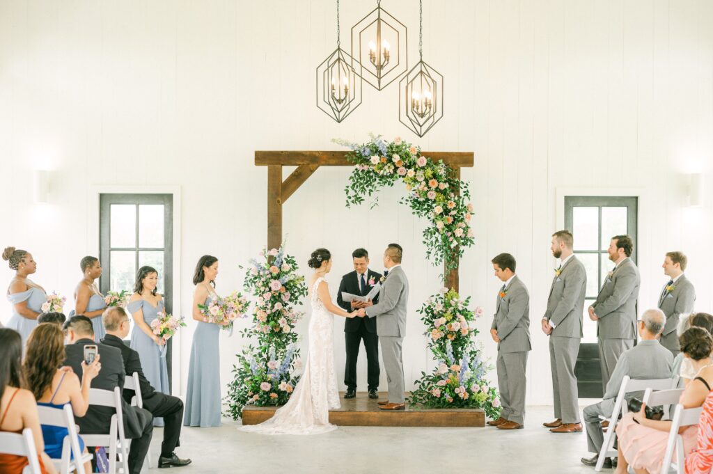 Willowynn Barn wedding ceremony