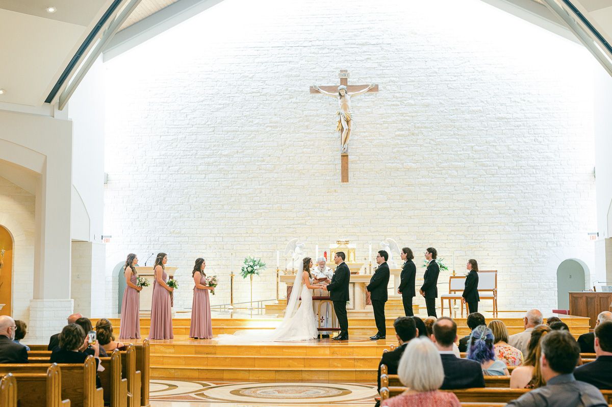 church wedding ceremony in Katy, Tx