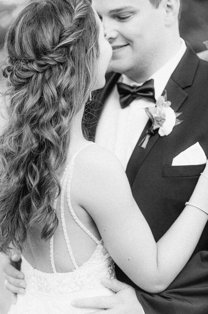 bride and groom at their Katy Tx wedding