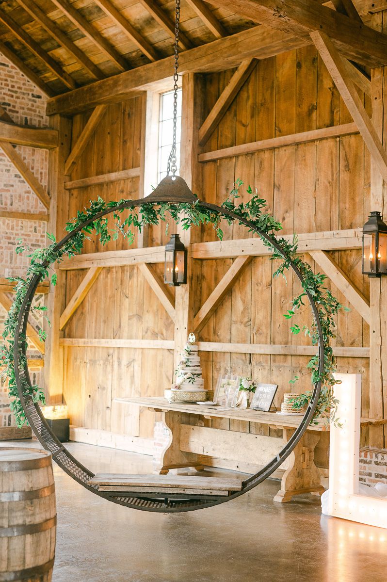 Beckendorff Farms wedding reception decor