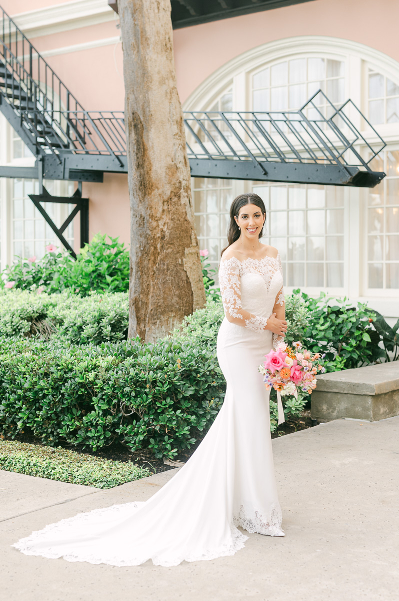 a bride posing during her bridal session