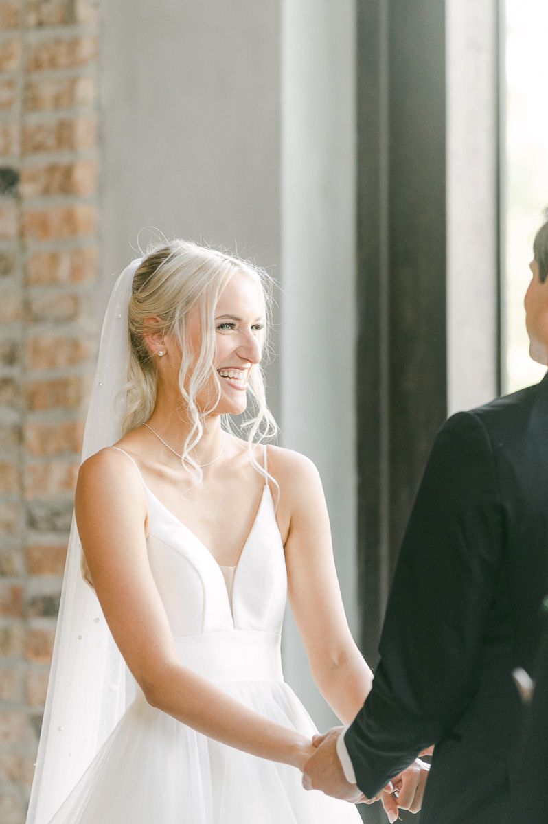 ceremony inside Iron Manor wedding venue