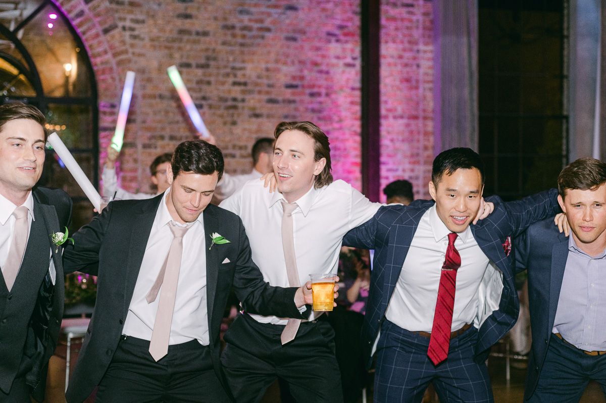 reception dancing at Montgomery, Tx wedding