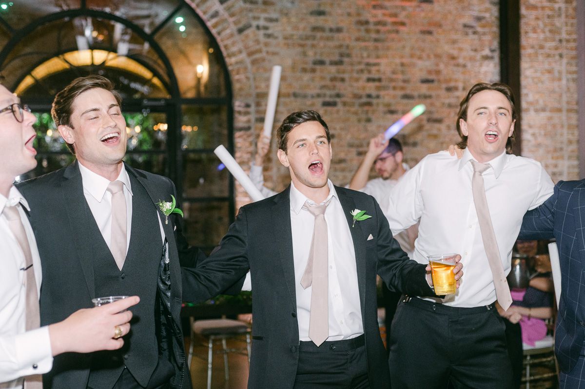 reception dancing at Montgomery, Tx wedding