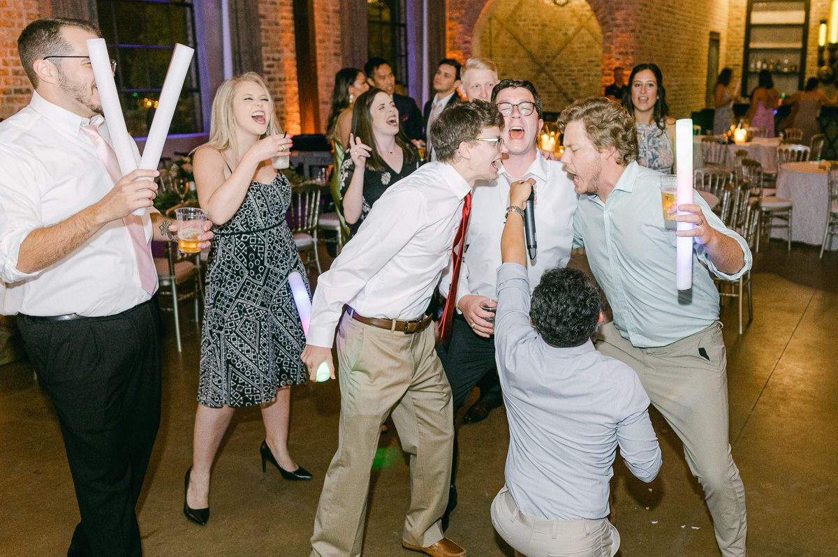 reception dancing at Montgomery, Tx wedding