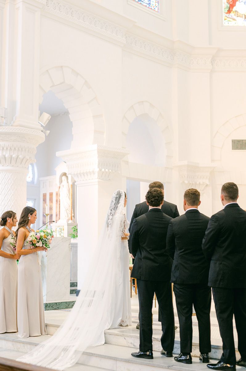 sacred heart Catholic Church wedding in galveston 