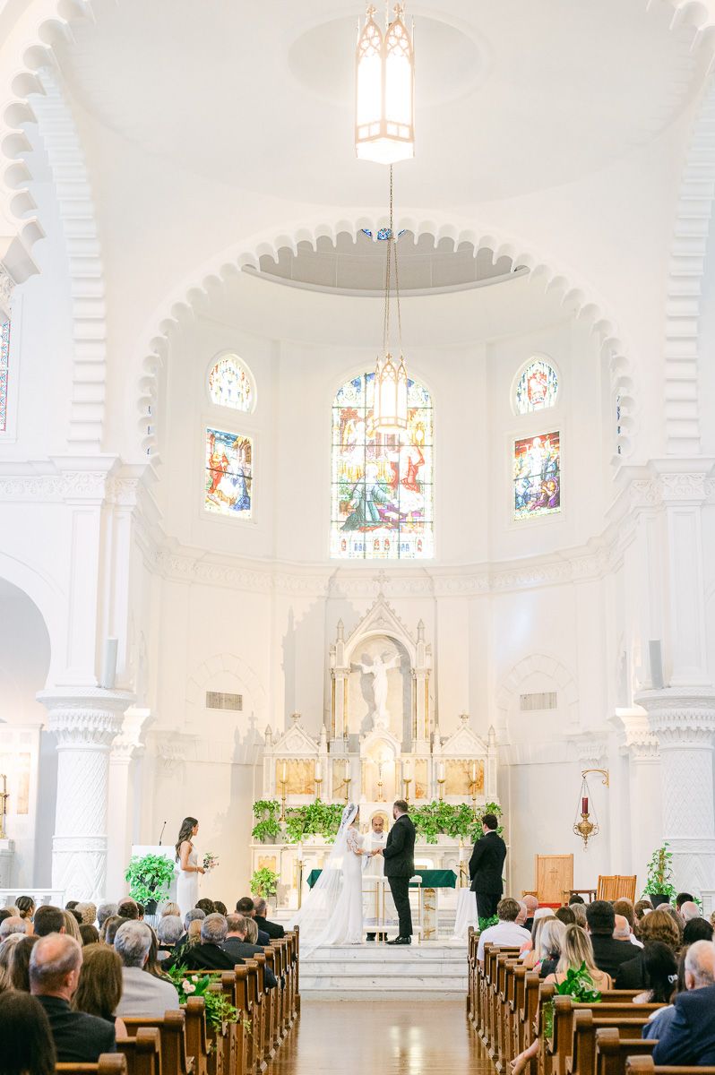 sacred heart Catholic Church wedding in galveston 