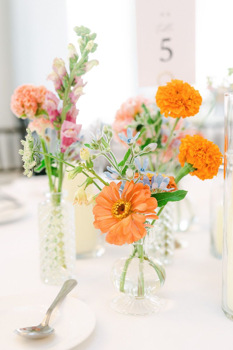 table details at wedding reception in Galveston