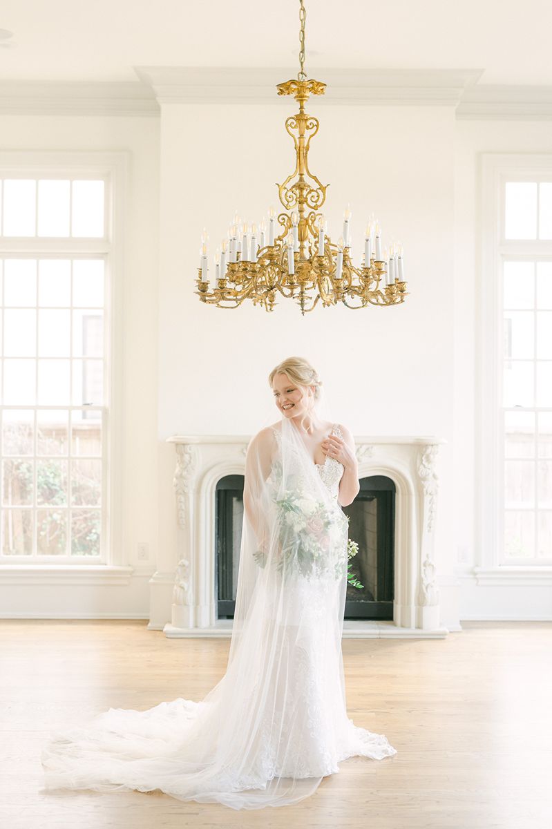 Houston bridal photography at The Creative Chateau