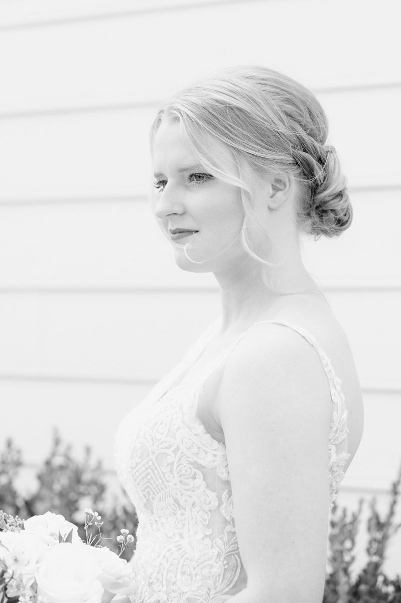 bride on wedding day