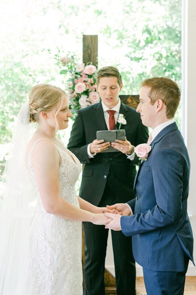 wedding ceremony at Venue 311 Plantersville TX